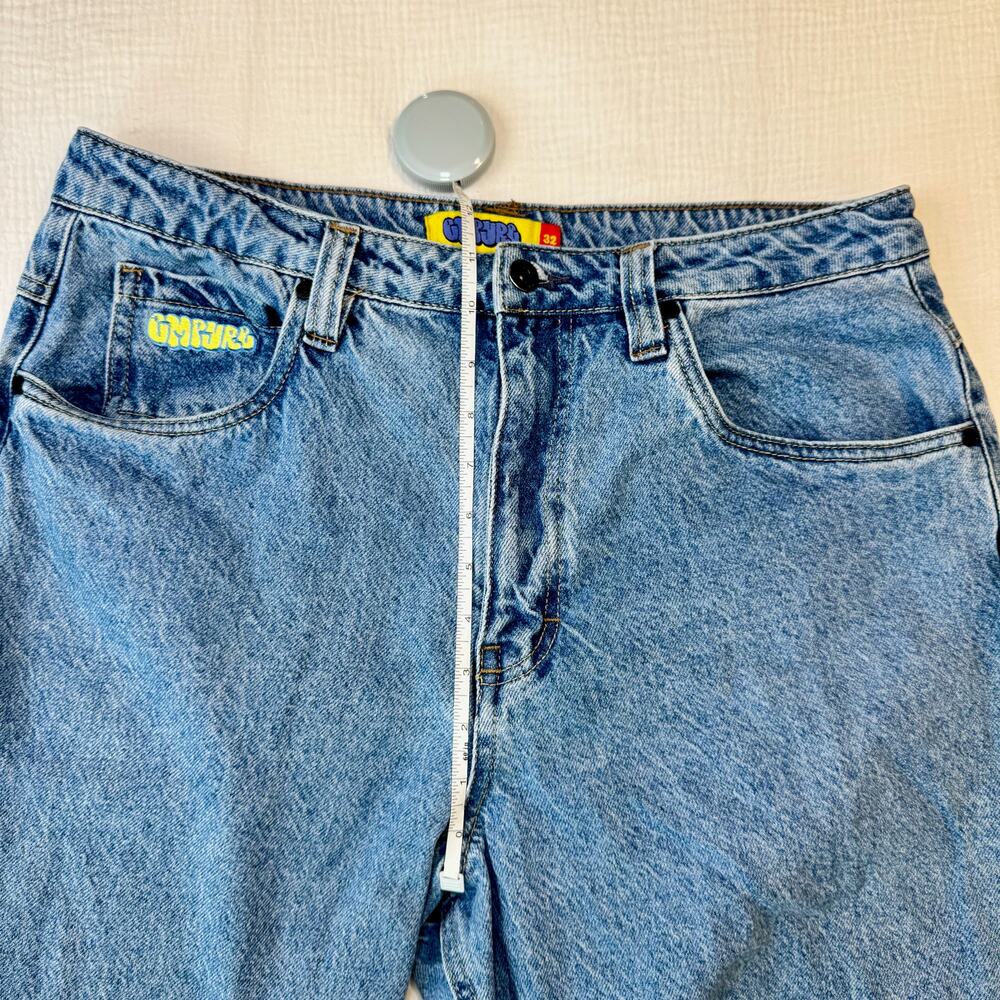 Empyre Easy Now Jeans Y2K Blue Denim Straight Leg Men's 32 Relaxed Fit Skate - Picture 8 of 16